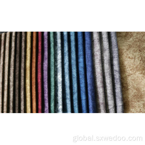 Velvet Fabric 100% Polyester Knitted Dyeing Printed Sofa Upholstery Fabric Supplier